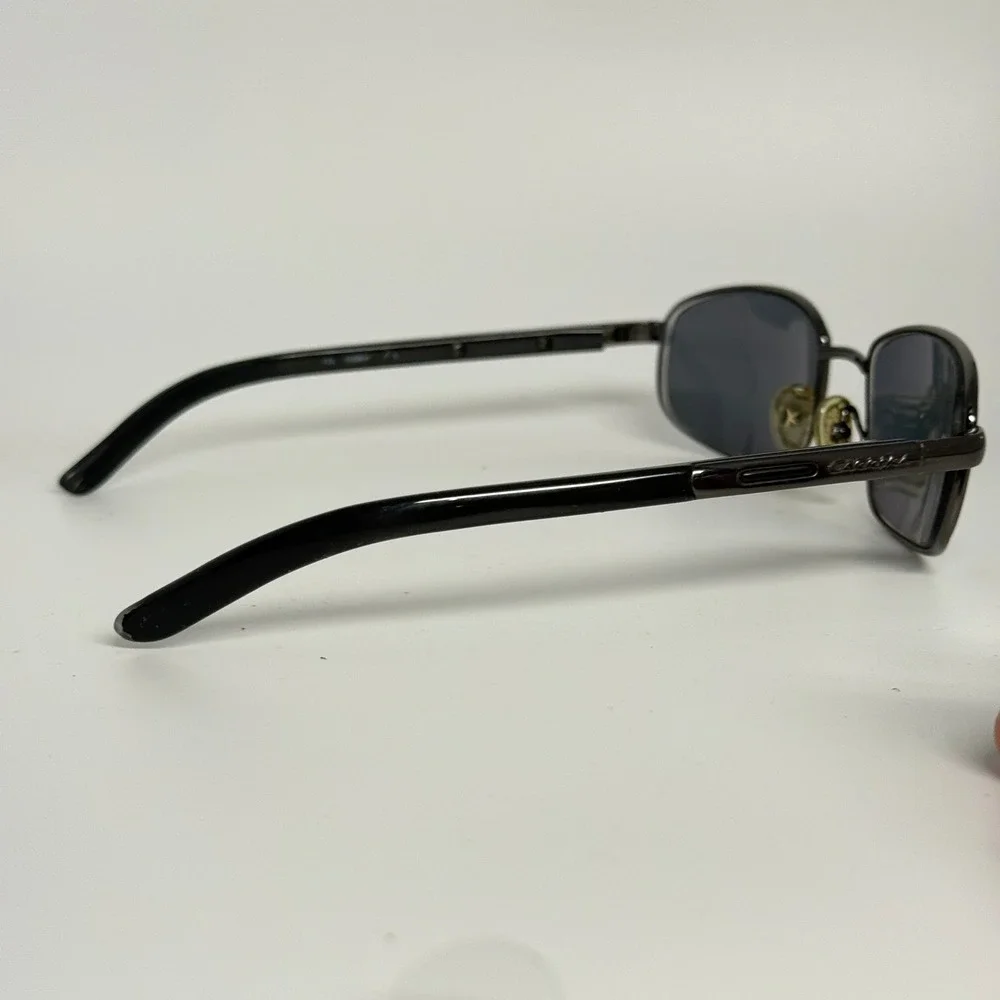 Carrera Sunglasses Mens‎ Black Metal Oval Frame Made in Italy 130 UV Protection
